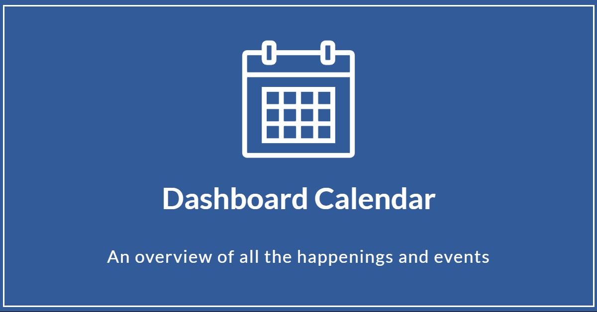 Dashboard Calendar