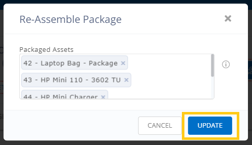 New - Reassmeble a package