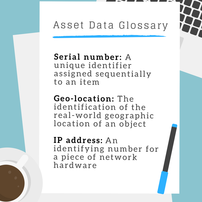 Asset Tagging Data to Include
