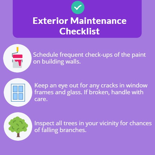 Exterior Maintenance Checklist