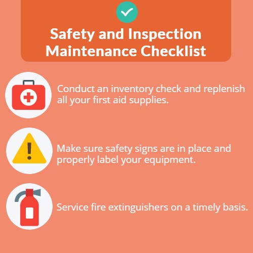 Safety and Inspection Maintenance Checklist