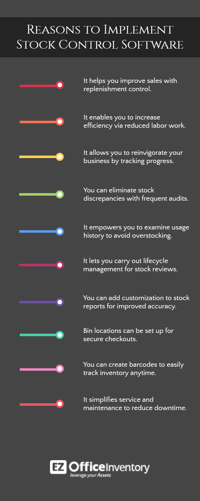 stock control software infographic