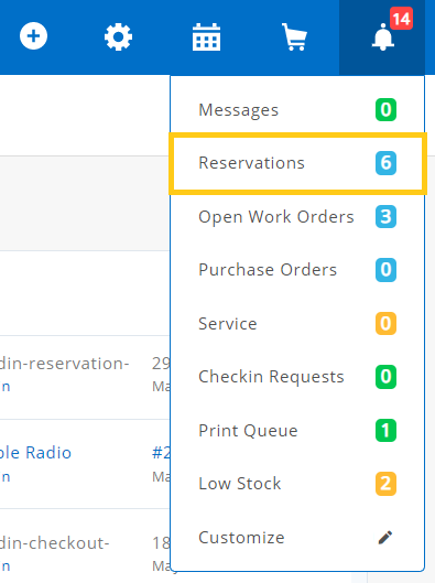 New - recurring reservation notifications