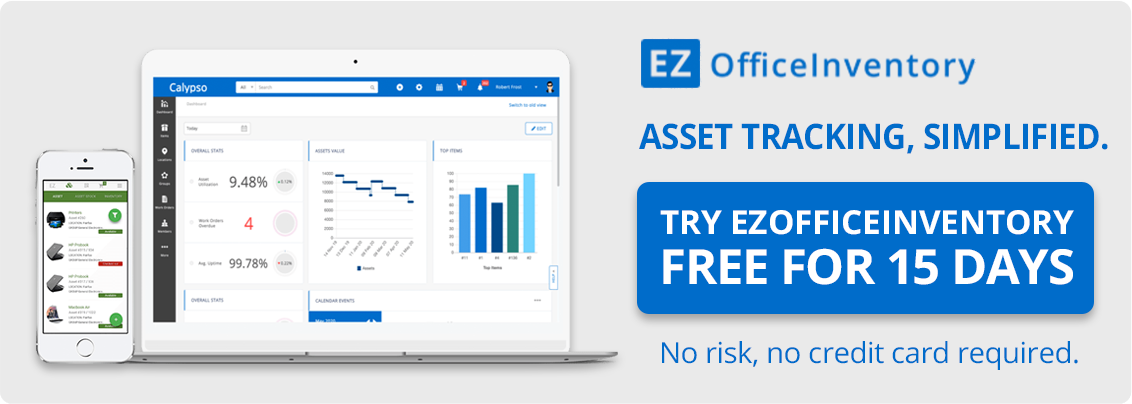 Try EZOfficeInventory Free for 15 Days
